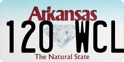 AR license plate 120WCL
