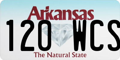 AR license plate 120WCS