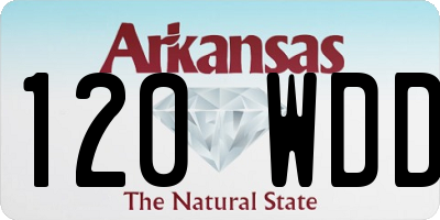 AR license plate 120WDD