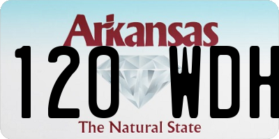 AR license plate 120WDH