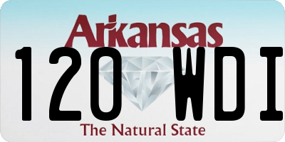 AR license plate 120WDI