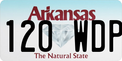 AR license plate 120WDP