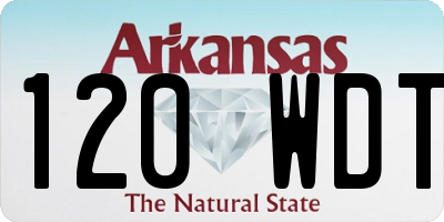 AR license plate 120WDT