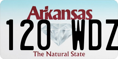 AR license plate 120WDZ