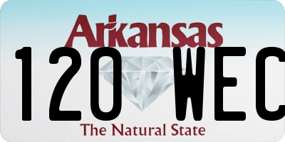 AR license plate 120WEC