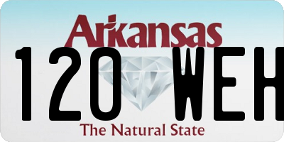 AR license plate 120WEH