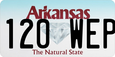AR license plate 120WEP