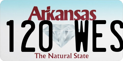 AR license plate 120WES