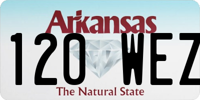 AR license plate 120WEZ