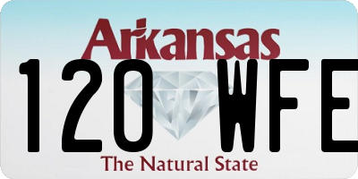 AR license plate 120WFE