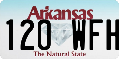 AR license plate 120WFH