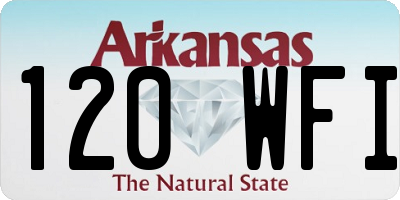 AR license plate 120WFI