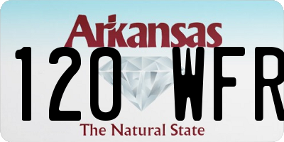 AR license plate 120WFR