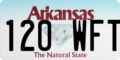 AR license plate 120WFT
