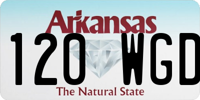 AR license plate 120WGD