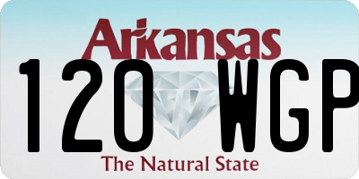 AR license plate 120WGP