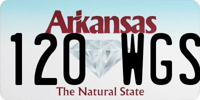 AR license plate 120WGS