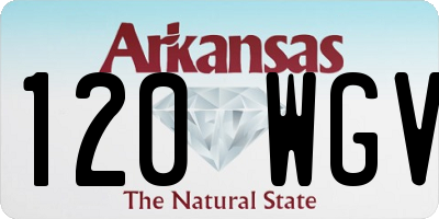 AR license plate 120WGV