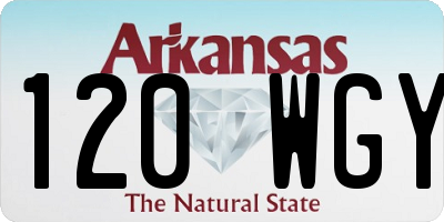 AR license plate 120WGY