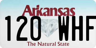 AR license plate 120WHF