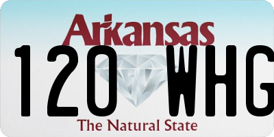 AR license plate 120WHG
