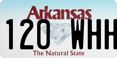AR license plate 120WHH