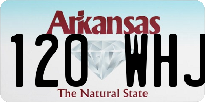 AR license plate 120WHJ