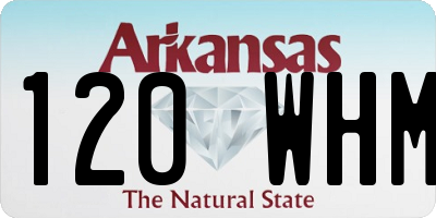 AR license plate 120WHM