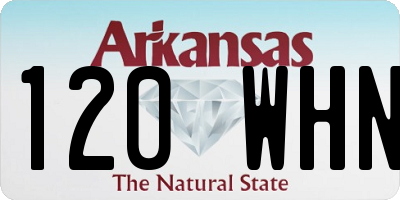 AR license plate 120WHN