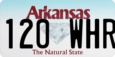 AR license plate 120WHR