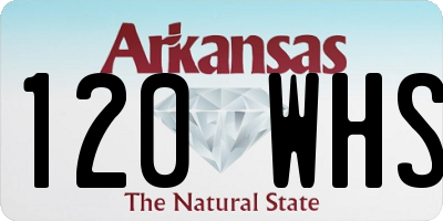 AR license plate 120WHS