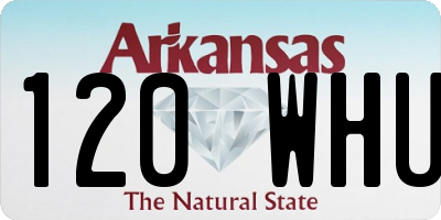 AR license plate 120WHU