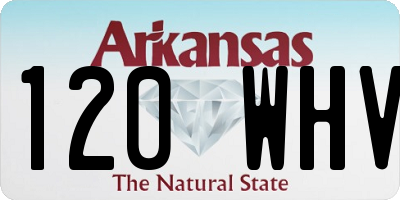 AR license plate 120WHV