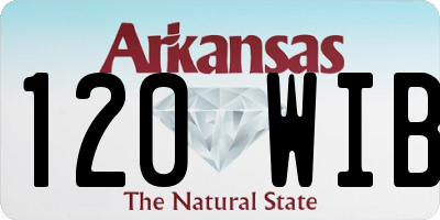 AR license plate 120WIB