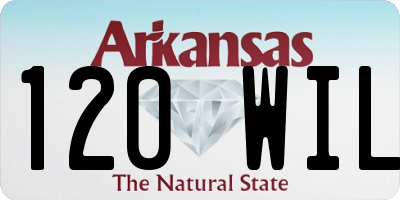 AR license plate 120WIL