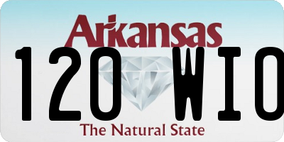 AR license plate 120WIO