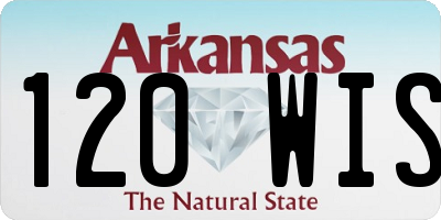 AR license plate 120WIS