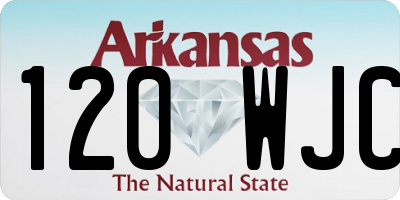 AR license plate 120WJC