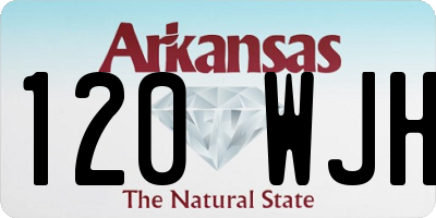 AR license plate 120WJH