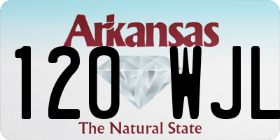 AR license plate 120WJL