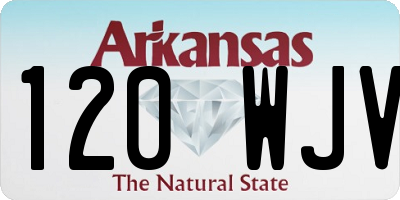 AR license plate 120WJV