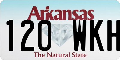 AR license plate 120WKH