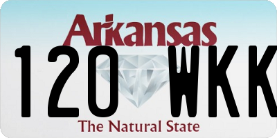 AR license plate 120WKK