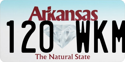 AR license plate 120WKM