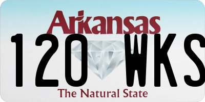 AR license plate 120WKS