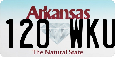 AR license plate 120WKU