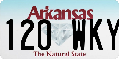 AR license plate 120WKY