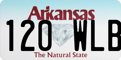 AR license plate 120WLB