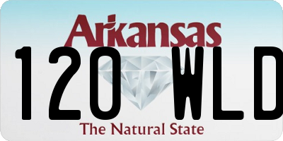 AR license plate 120WLD