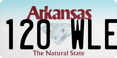 AR license plate 120WLE